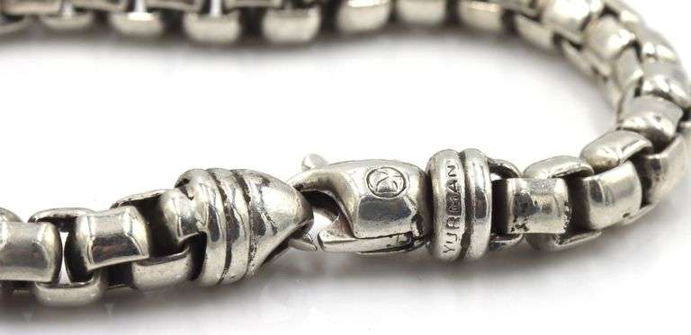 David Yurman 7mm box chain bracelet