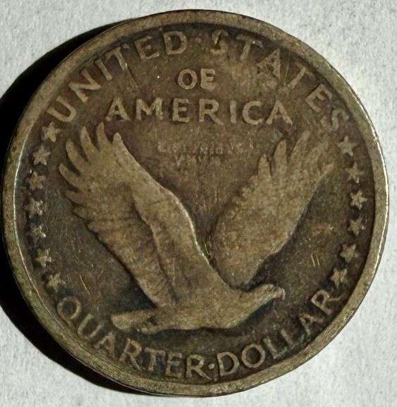 1917 D Type One Standing Liberty Quarter