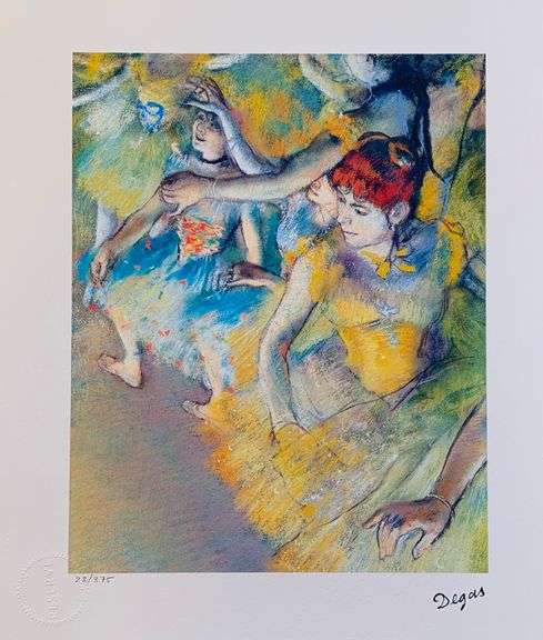 Limited Edition Edgar Degas, Three Dancers