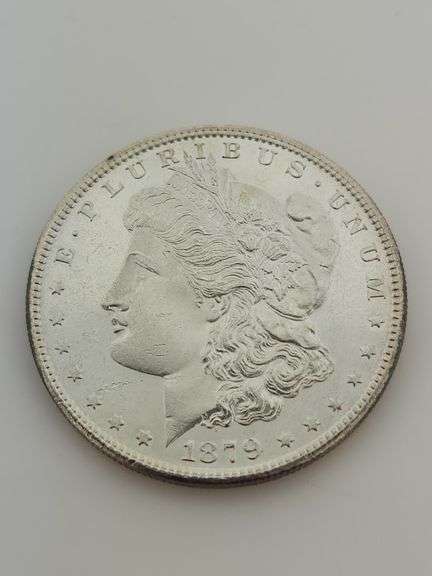 1879 S Morgan Silver Dollar, UNC "FLASHY"