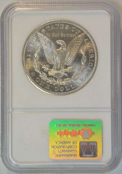 Solid blazing Gem BU 1881-S Morgan Silver Dollar. NGC MS65