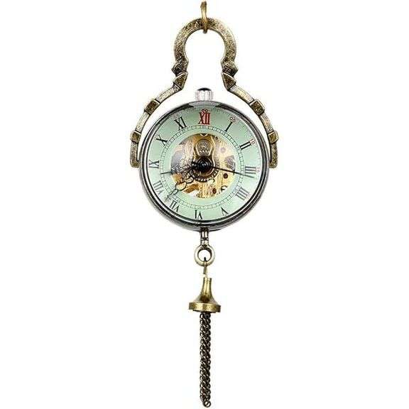 Retro Fisheye Pocket Watch Pendant