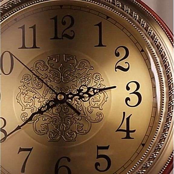 Large European Double-Sided Wall Clock
