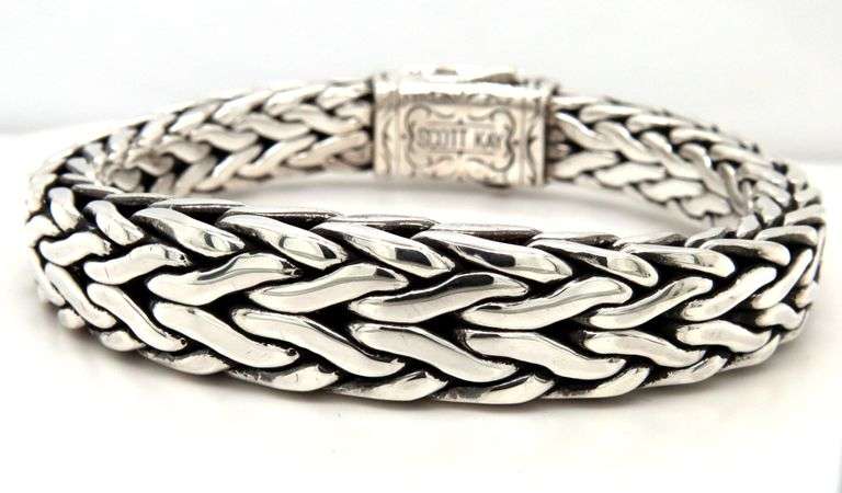 Scott Kay golden Tulip wheat bracelet