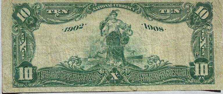 $10 Fifth Third Natl Bank Cincinnati Ohio 1902 National.