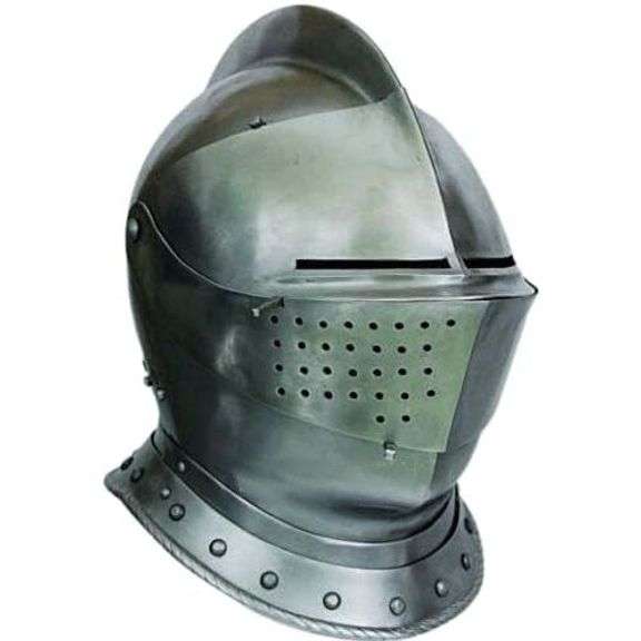 Medieval Knight Tournament Close Armor Helmet