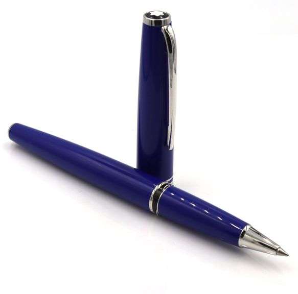 Mont Blanc red and blue ballpoint pen
