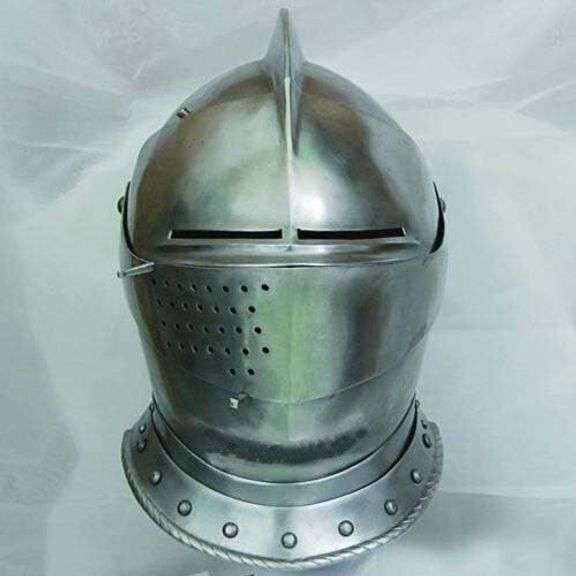 Medieval Knight Tournament Close Armor Helmet