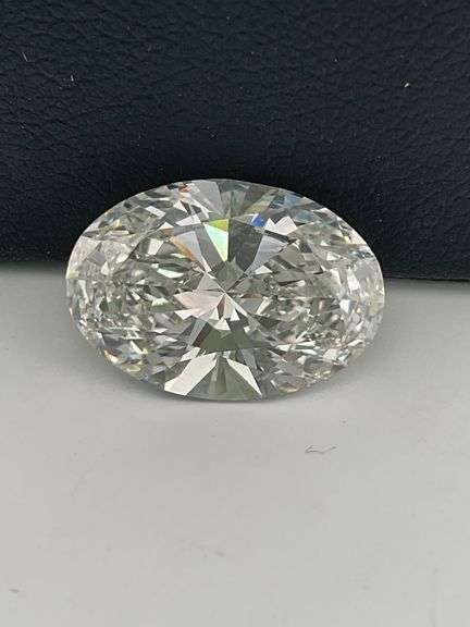 I.G.I CERTIFIED LOOSE DIAMOND 5.01 CARAT LAB GROWN OVAL CUT E-VS1