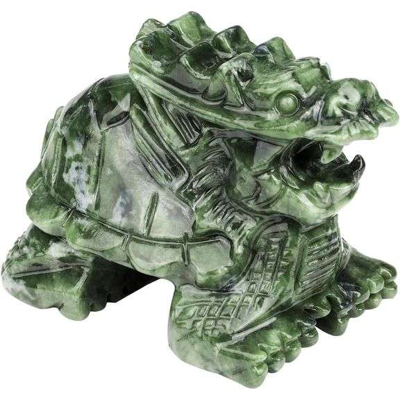 Natural Jade Dragon Turtle