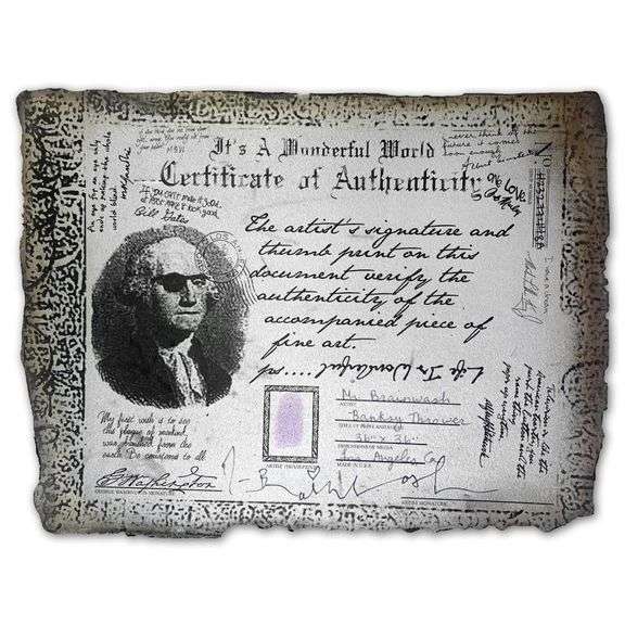 Banksy Thrower by Mr Brainwash