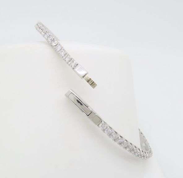 3CTW Diamond Flex Bangle Bracelet