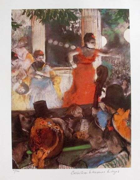 Limited Edition Edgar Degas, Cafe Concert