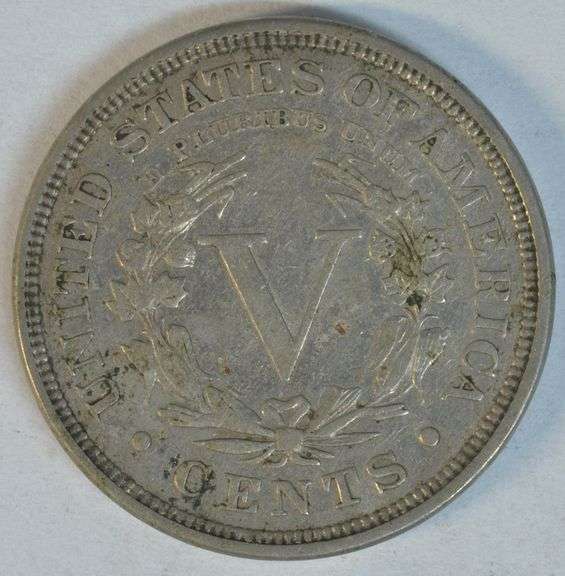 Scarce needle-sharp XF/AU 1896 Liberty 'V' Nickel
