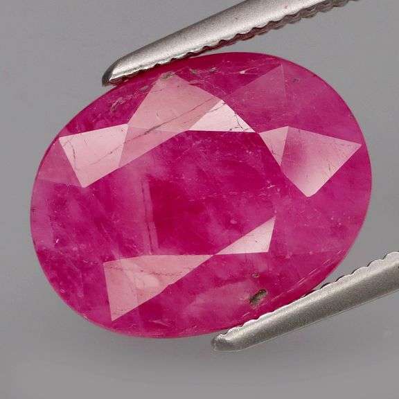 Real! 5.23ct rich violet red Ruby sourced from Mozambique!