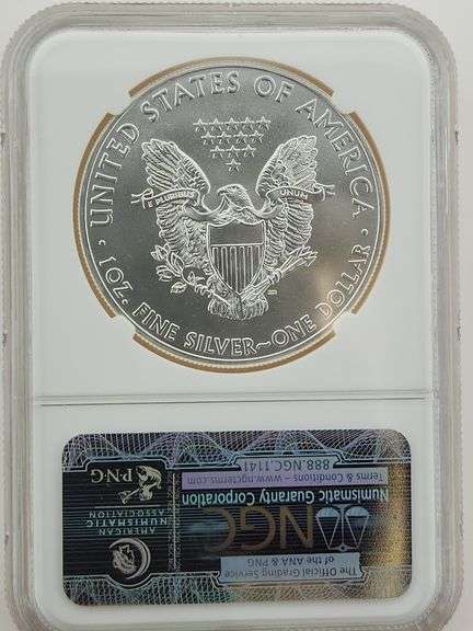 2014 Silver Eagle, NGC MS70 First Releases