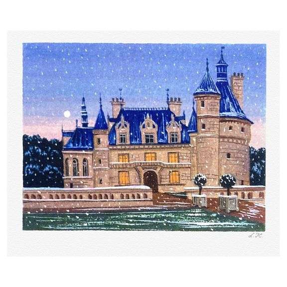 Chateau de la Loire by Liudmila Kondakova