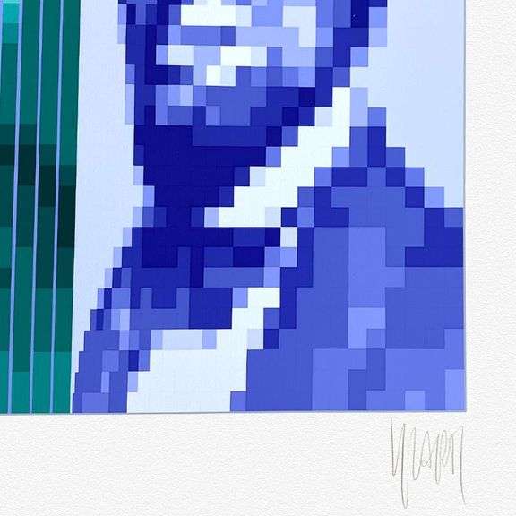 Kennedy/Lincoln by Yvaral (1934-2002)