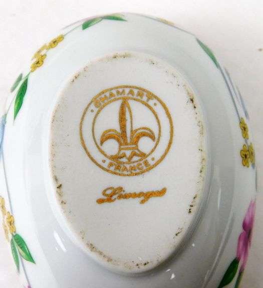 Vintage French Limoges Large Egg Box