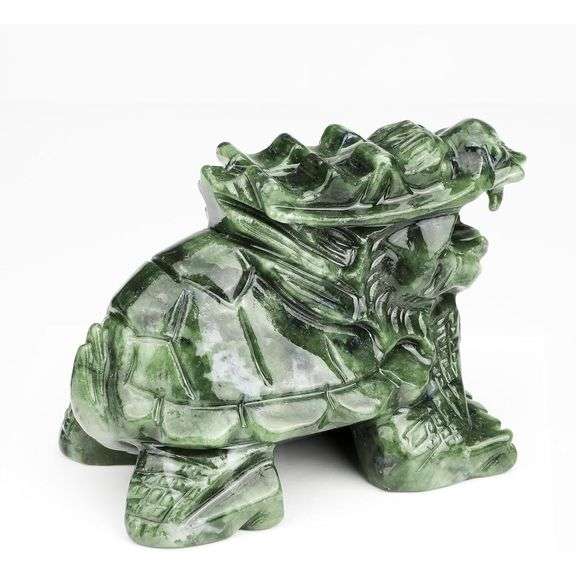 Natural Jade Dragon Turtle