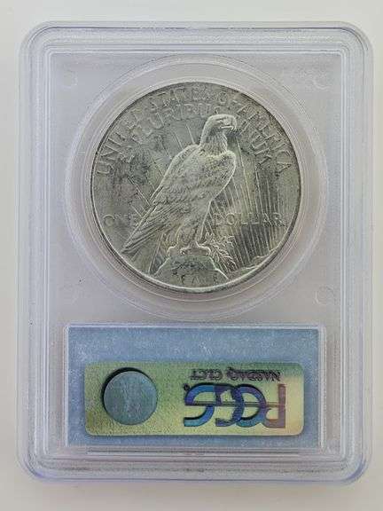 1923 Silver Peace Dollar, PCGS MS63