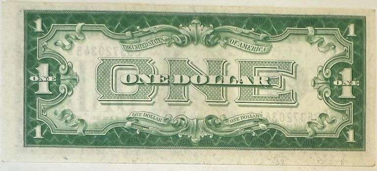 $1 1928 A Ch Unc Funnyback Silver Certificate