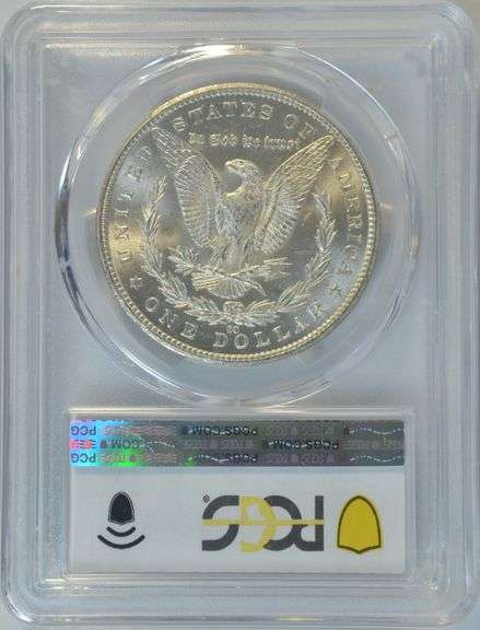 Blazing Gem BU 1883-CC Morgan Silver Dollar. PCGS MS65