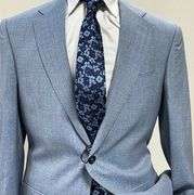 New Arrival Light blue Slim Fit Sit, Made in Italy