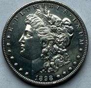 1898 Polished Unc Morgan Dollar