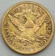 1884-S $5 Liberty Gold Half Eagle – San Francisco Mint