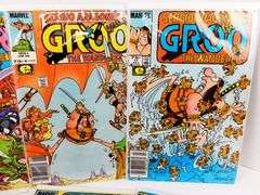 Groo "The Wanderer" Lot of 10 Marvel Comic Books