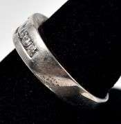 CZ Gemstone Band Ring in Sterling Silver