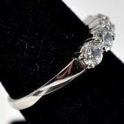 CZ Gemstone Ring in Sterling Silver