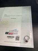 BRAND NEW CERTIFIED 18K WHITE GOLD DIAMOND AND RUBY RING