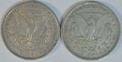 High end 1892-P & 1892-O Morgan Silver Dollars