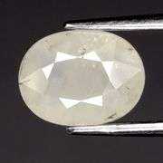 Simply amazing 2.46ct ivory white Tanzanian Sapphire!