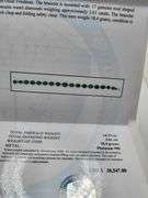 Extremely fine 18.4G Platinum and 14.19 ctw GGA certfied  Emerald and diamond Bracelet