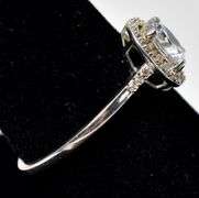 CZ Gemstone Ring in Sterling Silver