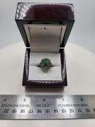 Extremely fine Victorian Emerald and diamonds ring