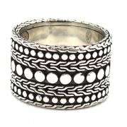John Hardy 15.5mm Dot ring
