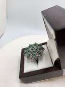 Extremely fine Victorian Emerald and diamonds ring