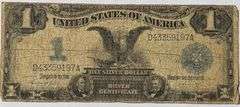 $1 Series 1899 Black Eagle Silver Certificate