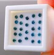 High fire! 1.04ct set of round brilliant cut Diamonds