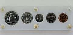 1952 United States Silver Proof Set, Capital Plastics Holder