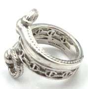 925 Sterling silver Judith Ripka Vienna bypass ring