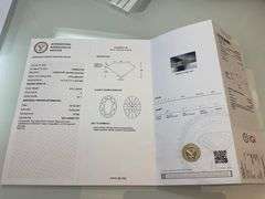 I.G.I CERTIFIED LOOSE DIAMOND 5.01 CARAT LAB GROWN OVAL CUT E-VS1