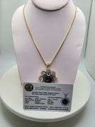 Very large 35.5ctw Cabochon ruby with Natural sapphire Halo – Oval Cut Elegance pendent