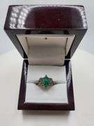 Extremely fine Victorian Emerald and diamonds ring