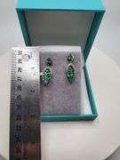 Extremely fine Victorian Emerald and diamonds earrings