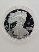 2025 W Laser Engraved Privy Silver Eagle, OGP